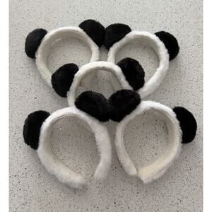 Panda Ears Dress up Headband Zoo Dress Up panda fest furry costume LOT of 5